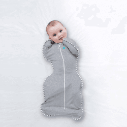 Image showing the Original Swaddle Sleeping Bag, 0.5 Tog, Newborn, Grey product.