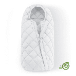 Image showing the Snøgga Puffer Footmuff, Lava Grey product.