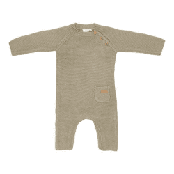 Image showing the Sailors Bay Knitted One-Piece Suit, 0 - 2 Months, Olive product.