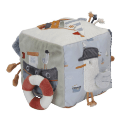 Image showing the Sailors Bay Soft Activity Cube, Blue product.