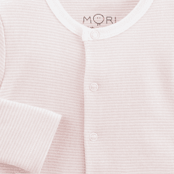 Image showing the Cardigan, 3 - 6 Months, Blush Stripe product.