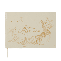 Image showing the Little One Baby Journal (Cloth Cover), Safari product.