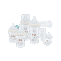 Image showing the Perfect Match 6 Piece Baby Bottle Starter Set, Rainbow product.