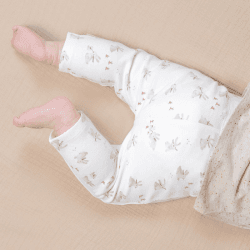 Image showing the Baby Bunny Leggings, 1 - 2 Months, White product.