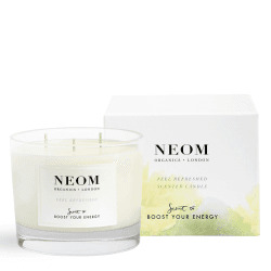 Image showing the Scent to Boost Your Energy Scented Candle Feel Refreshed, 420g, White product.