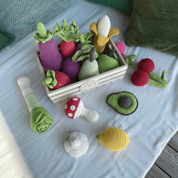 Image showing the Lemon Crochet Rattle, Yellow product.