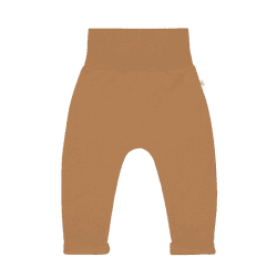 Image showing the Hight Waist Pants GOTS, 3 - 6 Months, Caramel product.