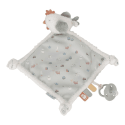 Image showing the Little Farm Chicken Cuddle Cloth Comforter product.