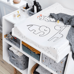 Image showing the Dreamy Dots Changing Mat, White product.