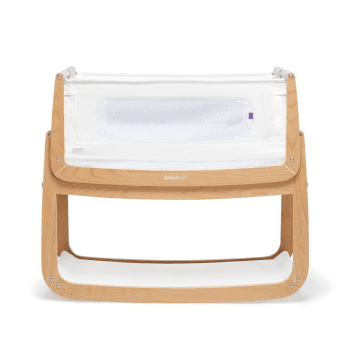 Image showing the SnuzPod4 Bedside Crib incl. Mattress, Natural product.