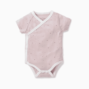 Image showing the Short Sleeve Kimono Bodysuit, 3 - 6 Months, Stardust product.