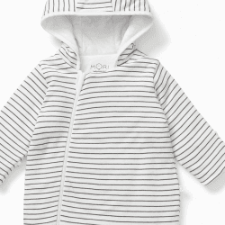 Image showing the Pramsuit, 0 - 3 Months, Grey Stripe product.