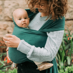 Image showing the Serenity Baby Wrap, Organic Rainforest product.