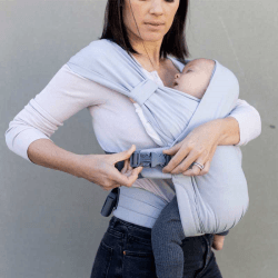 Image showing the Bliss Baby Carrier Wrap, Grey product.