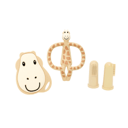 Image showing the 3 Piece Teething Starter Set, Gigi Giraffe product.
