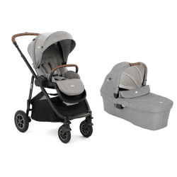Image showing the Versatrax Pushchair & Carrycot Bundle, Pebble product.