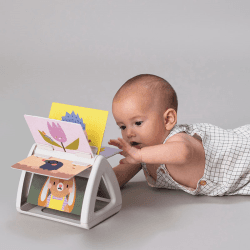 Image showing the Urban Garden Spinning Tummy Time Book product.