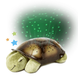 Image showing the Twilight Turtle Star Projector Night Light, Green product.