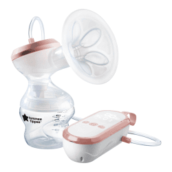 Image showing the Electric Breast Pump, Pink product.