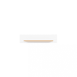 Image showing the Rafi Shelf, Oak/White product.