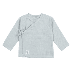 Image showing the Muslin Kimono Top GOTS, 3 - 6 Months, Powder Blue product.