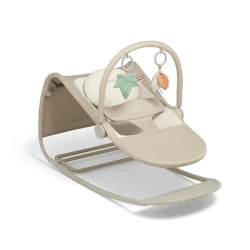 Image showing the Tempo 2 in 1 Baby Bouncer and Rocker, Sand product.