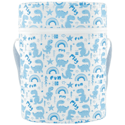 Image showing the Insulated Twin Bottle Carrier, Blue product.