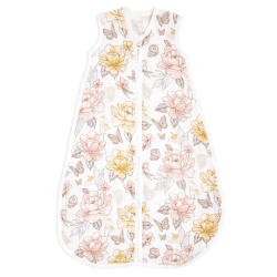 Image showing the Boutique Organic Cotton Muslin Sleeping Bag, 1.0 TOG, 6 - 18 Months, Earthly product.