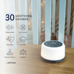 Image showing the Original Night Light & White Noise Machine, White product.