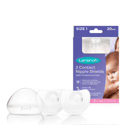 Image showing the Pack of 2 Nipple Shields, 24mm product.