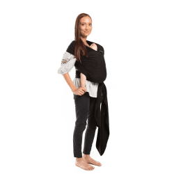 Image showing the Classic Baby Wrap, Black product.