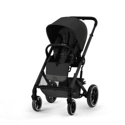 Image showing the Balios S Lux Pushchair, Black/Moon Black product.