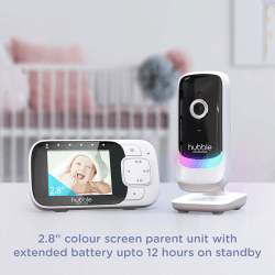 Image showing the Nursery View Glow Digital Video Baby Monitor, 2.8", White product.