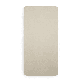 Image showing the Pack of 2 Jersey Fitted Cot Sheets, Nougat product.
