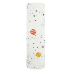 Image showing the Boutique Large Silky Soft Bamboo Swaddle, Stargaze product.