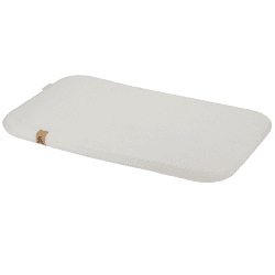 Image showing the Little Me Hypoallergenic Bamboo Bedside Crib Mattress, White product.