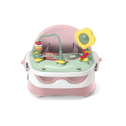 Image showing the Bug 3 in 1 Convertible Multi-Purpose Floor Seat with Removable Activity Tray, Blossom product.