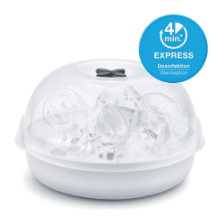 Image showing the Micro Express Plus Microwave Steam Steriliser, White product.