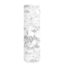 Image showing the Boutique Large Cotton Muslin Swaddle, 120 x 120cm, Harry Potter product.