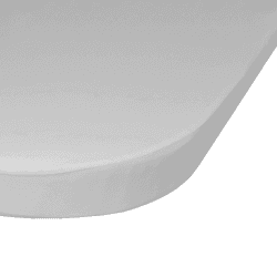Image showing the Shnuggle Air Waterproof Cot Mattress Protector, White product.