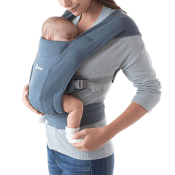 Image showing the Embrace Newborn Baby Carrier, Oxford Blue product.