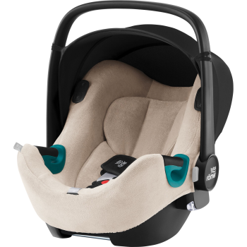 Image showing the Summer Cover for Baby Car Seat, Beige product.