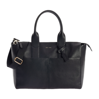 Image showing the Jemima Changing Bag, Black/Gold product.