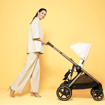 Image showing the Gazelle S Single to Double Pushchair, Silver/Lava Grey product.