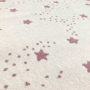 Image showing the Star Constellation Rug, 120 x 170cm, Pink product.