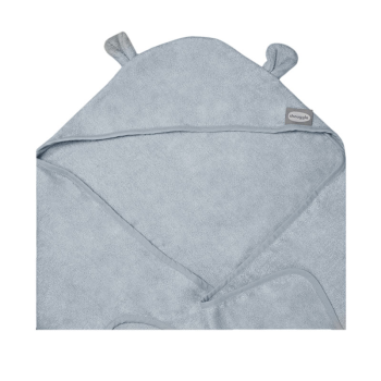 Image showing the Baby Bath Towel with Ears, Grey product.