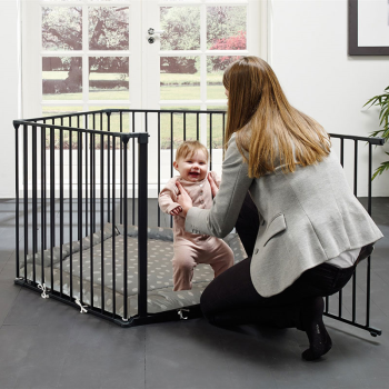 Image showing the Olaf Pentagon Playpen, Black product.