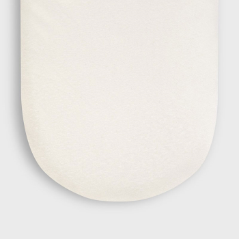 Image showing the Organic Moses Basket Fitted Sheet, 30 x 70 cm - 35 x 75 cm, Linen product.
