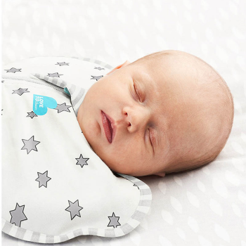 Image showing the Stage 1, Bamboo Lite Swaddle UP, 0.2 Tog, 3 - 6 Months, Cream Superstar product.