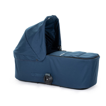 Image showing the Indie Twin Eco Carrycot with Recycled Materials, Maritime Blue product.